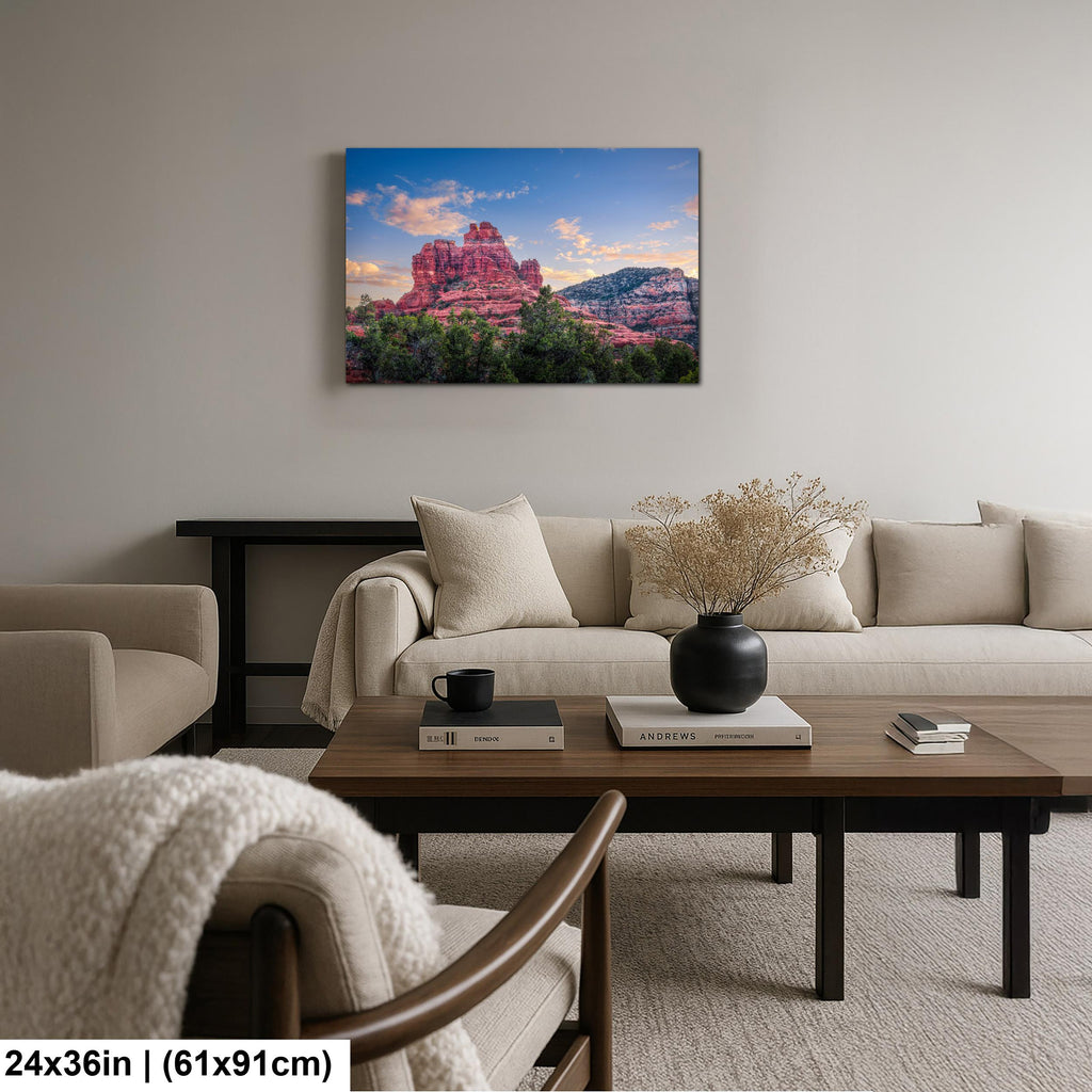 Sedona Bell Rock Hike Photography Print, Red Rock Landscape, Arizona Desert Wall Art, Southwest Home Decor