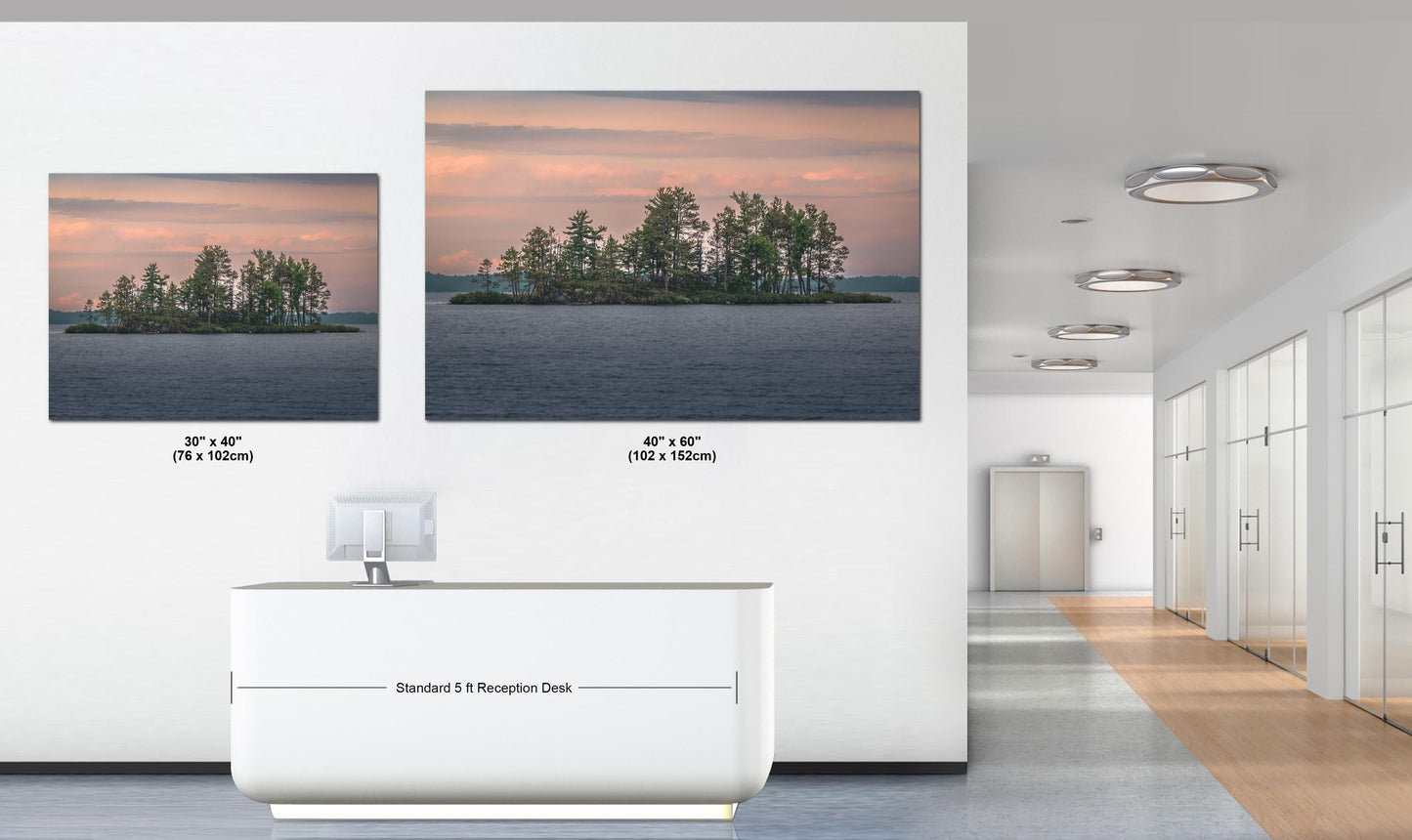 Voyageurs National Park Sunset: Pine Island Lake Scene, Minnesota Nature Photography Wall Art