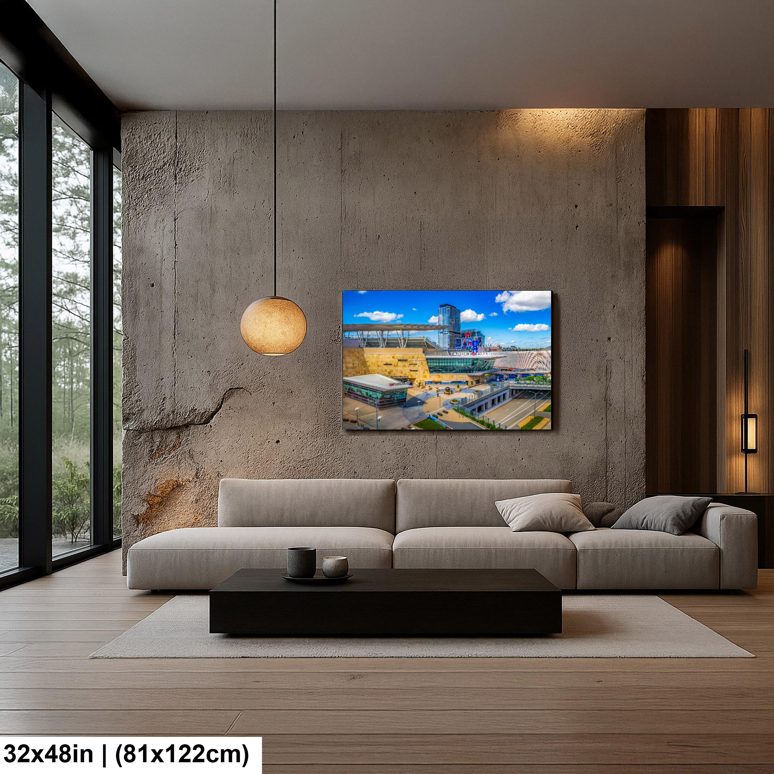 Target Field Minneapolis Minnesota Photography Print, Baseball Stadium Wall Art, Urban Sports Architecture Decor