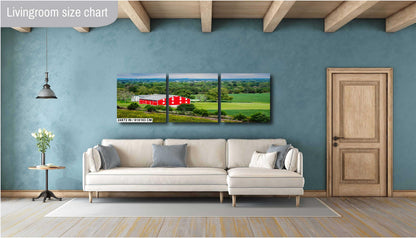 Gettysburg Red Barn Print: McLean Farm, Adams County Pennsylvania Wall Art