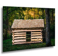 Woodland Homestead: Log Cabin Great Smoky Mountains National Park Wall Art