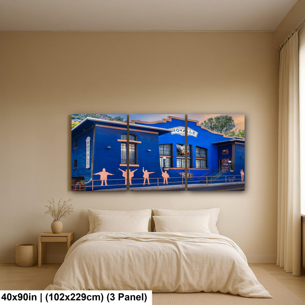 Bisbee Royale Theater Beatles Silhouette Mural Arizona Landmark Photography Wall Art