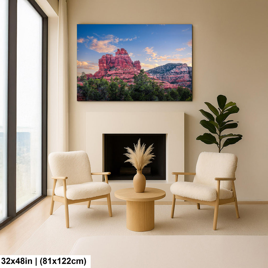 Sedona Bell Rock Hike Photography Print, Red Rock Landscape, Arizona Desert Wall Art, Southwest Home Decor