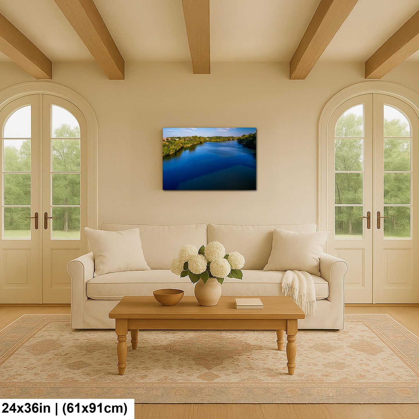 Selma Alabama River Bridge Reflection Photography Wall Art