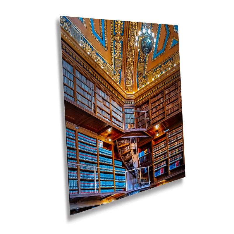 Rhode Island State Library: Providence Historic Architecture Photography Wall Art