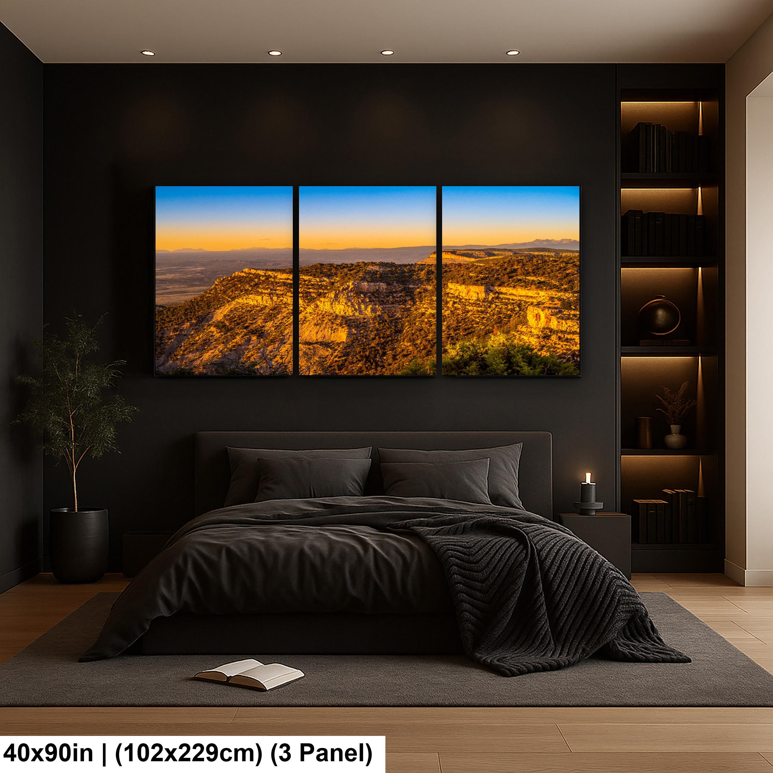Sunset Over Mesa Verde National Park Photography Print, Cortez Colorado Landscape Wall Art, Southwest Decor