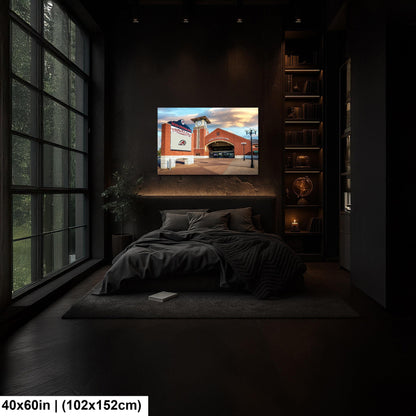 Dickey-Stephens Baseball Park Travelers Entrance, North Little Rock Arkansas, Photography Wall Art