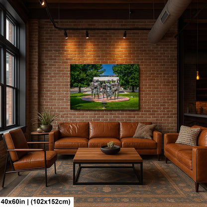 Little Rock Nine Memorial Print, Civil Rights Photography, Arkansas Wall Art