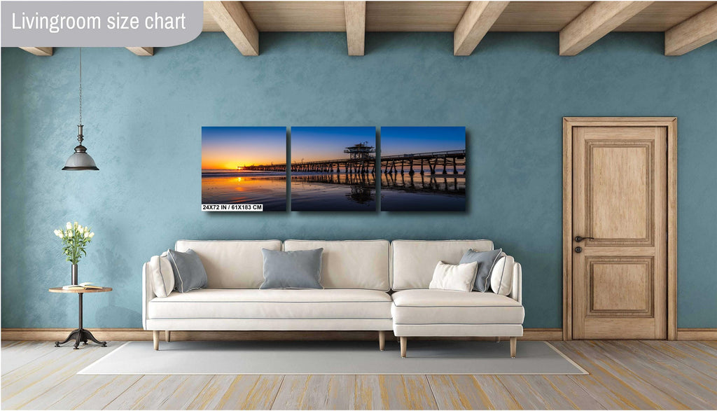 San Clemente Pier Sunset Print: Golden Hour Seascape Photography