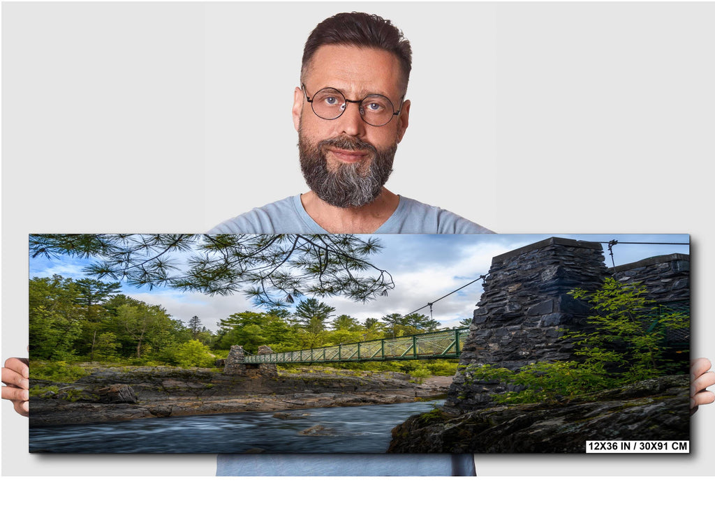 Swinging Bridge: Jay Cooke State Park, Minnesota Photography Wall Art