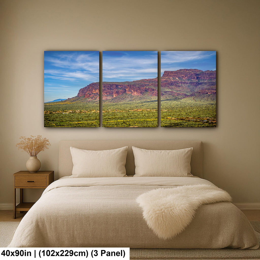 Superstition Mountains Landscape, Apache Junction Arizona, Photography Print Wall Art