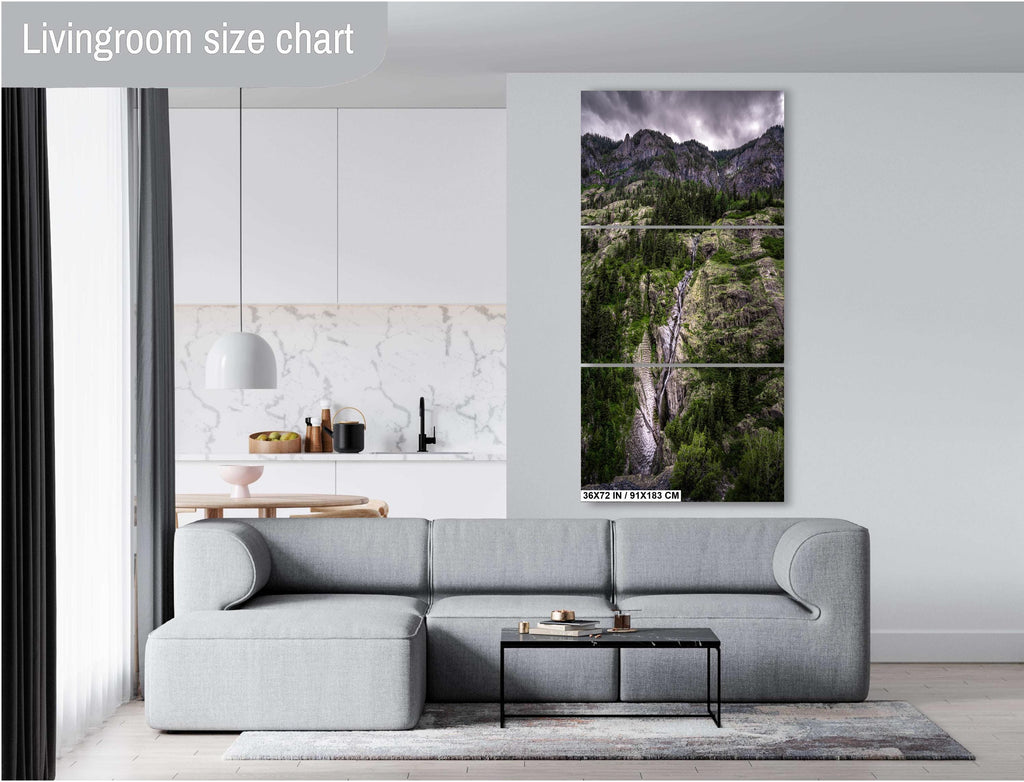 Million Dollar Highway Waterfall Print: Colorado Mountain Waterscape