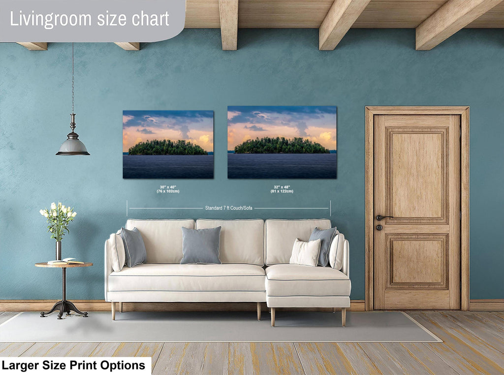 Voyageurs National Park Island, Minnesota Lake View, Tranquil Water, Nature Photography Wall Art