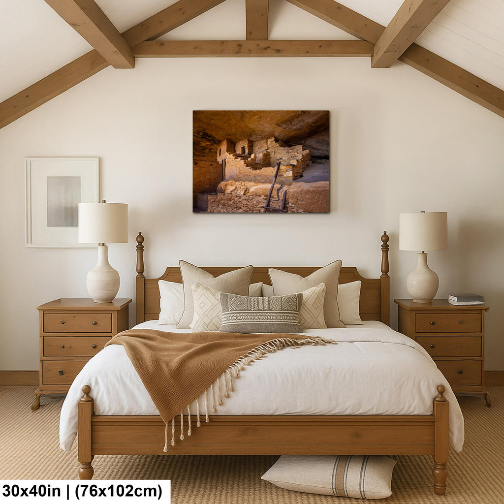 Ancient Cliff Dwelling at Mesa Verde National Park, Cortez Colorado Photography Print
