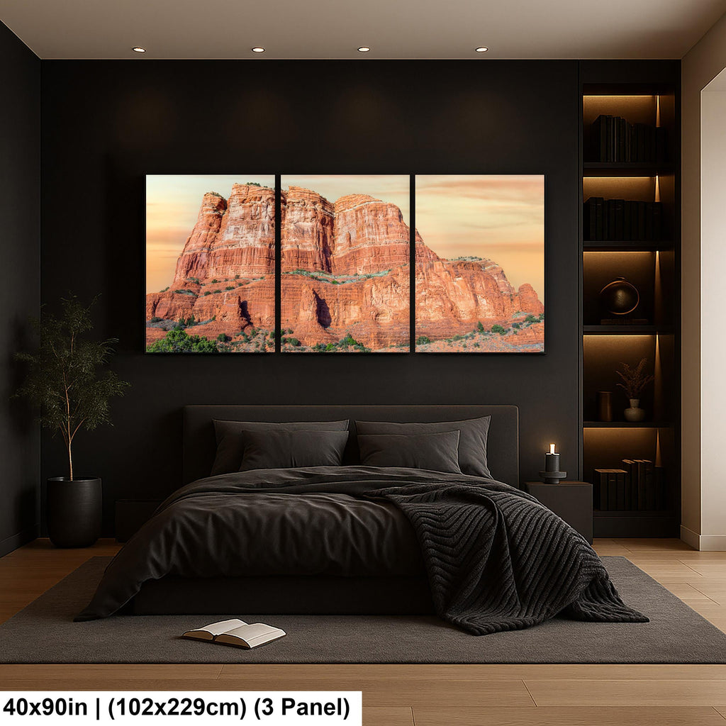 Sedona Arizona Red Rock Butte Photography Print, Southwest Desert Landscape Wall Art
