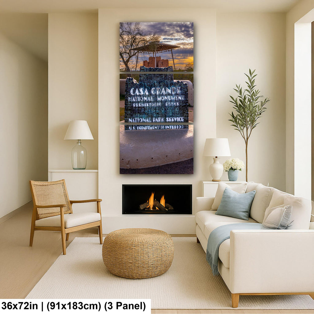 Casa Grande Ruins National Monument, Arizona, Ancient Desert Landmark Photography Wall Art