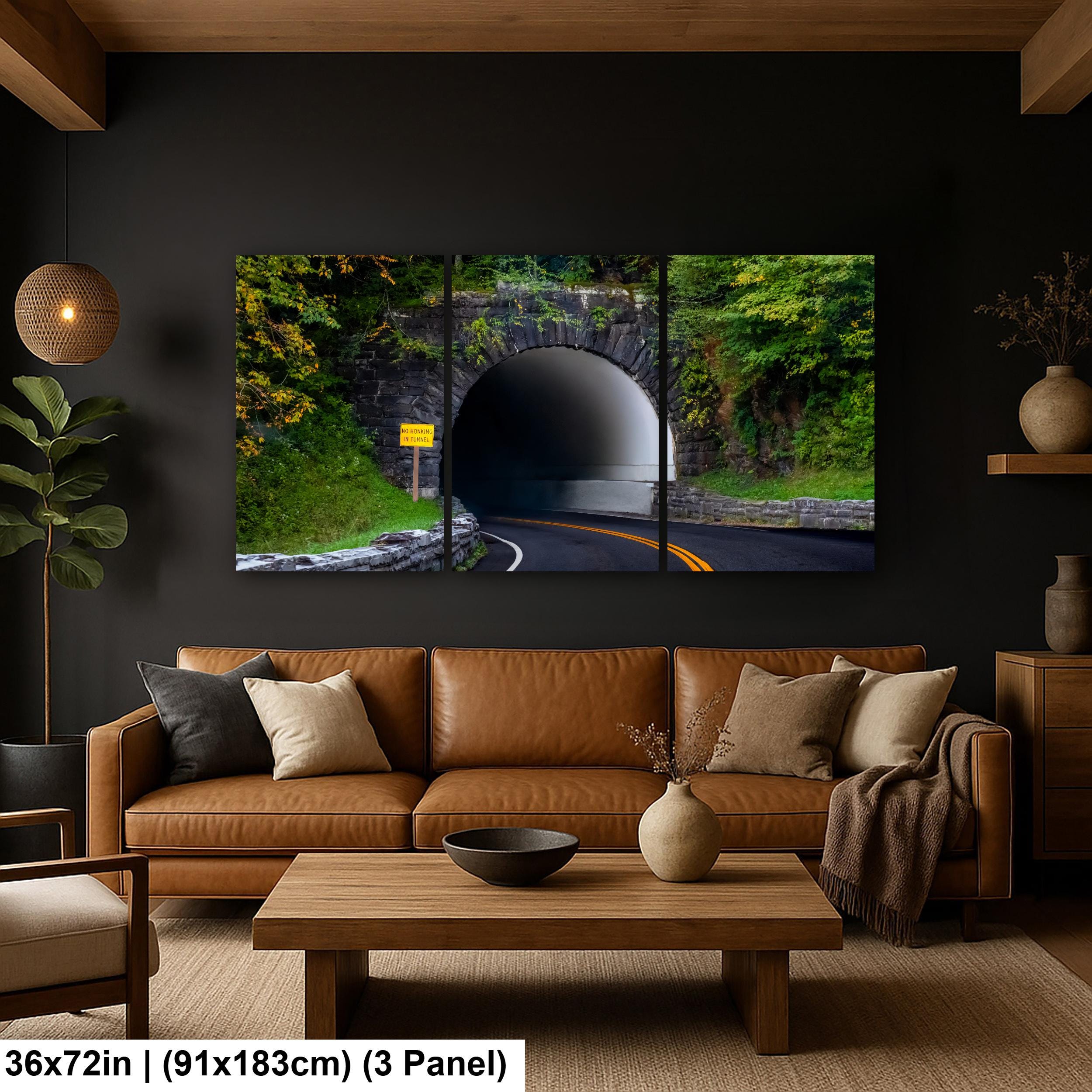 No Honking in Tunnel: Great Smoky Mountains National Park TN Photo Wall Art