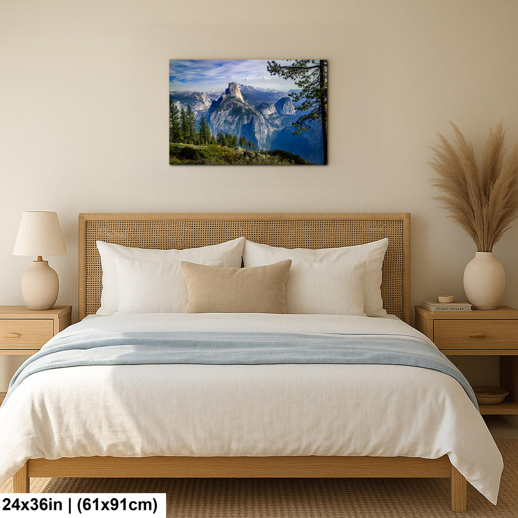 Half Dome from Glacier Point Yosemite National Park California Photography Print Mountain Landscape Wall Art
