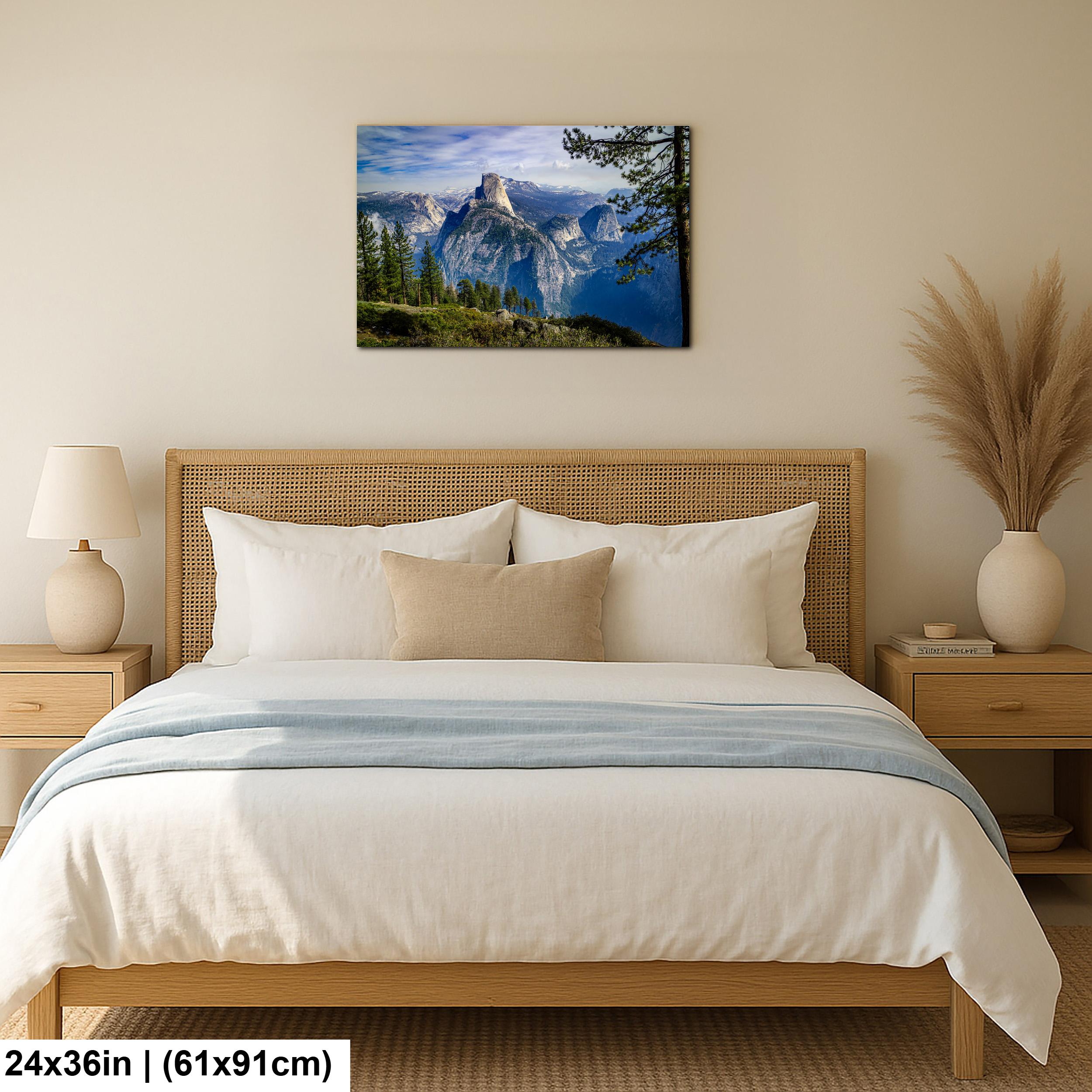 Half Dome from Glacier Point Yosemite National Park California Photography Print Mountain Landscape Wall Art