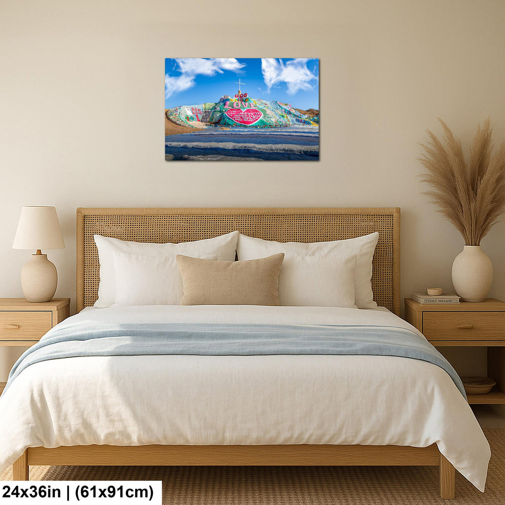 Salvation Mountain: Slab City California Colorful Folk Art Photo Wall Art