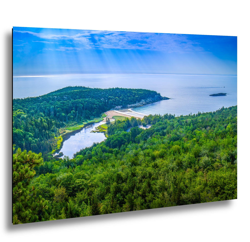 Sand Beach Cove: Acadia National Park Maine Seascape Photography Wall Art