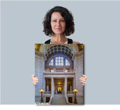 Rhode Island State House: A Portrait of Governance Wall Art Print Providence Rhode Island Portrait Photography Aluminum/Acrylic/Metal/Canvas
