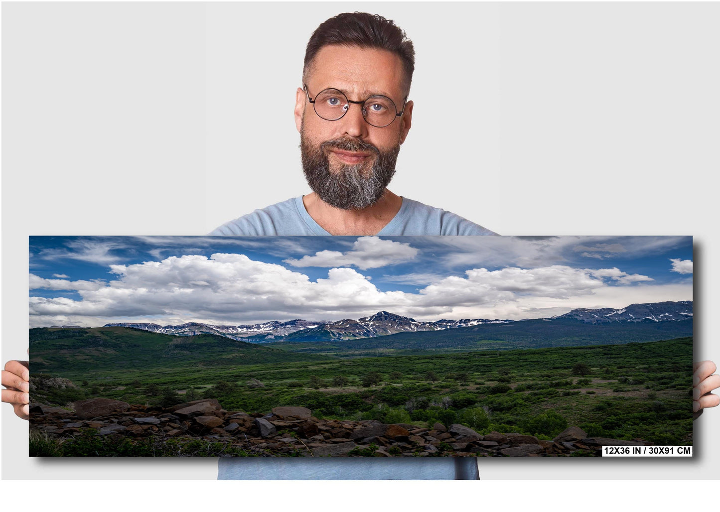 Breathtaking Views of Rocky Mountain Peaks from Colorado’s Telluride Wall Art Print Aluminum/Metal/Canvas Nature Landscape Photography