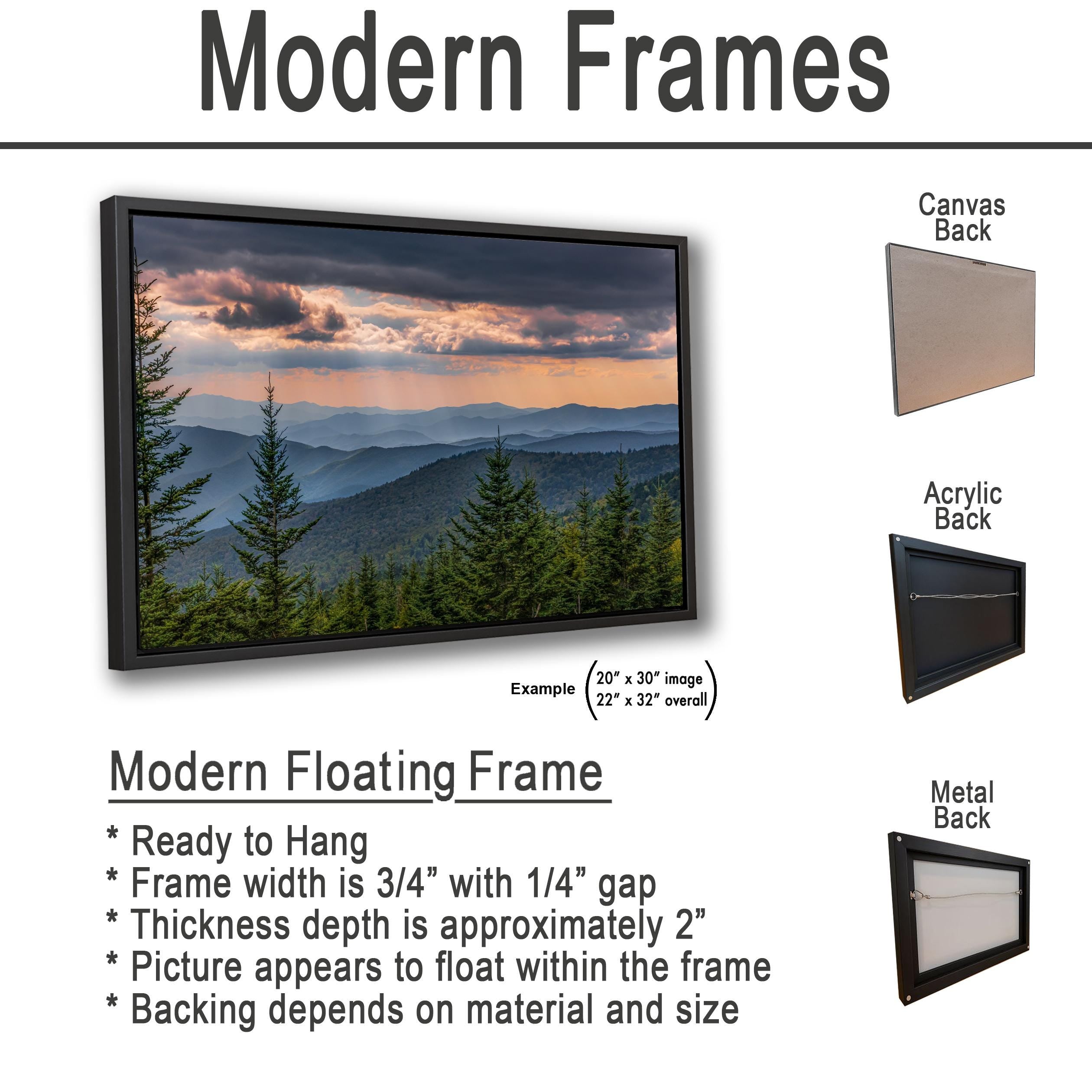 Ridge After Ridge: Great Smoky Mountains Tennessee Landscape Photo Wall Art