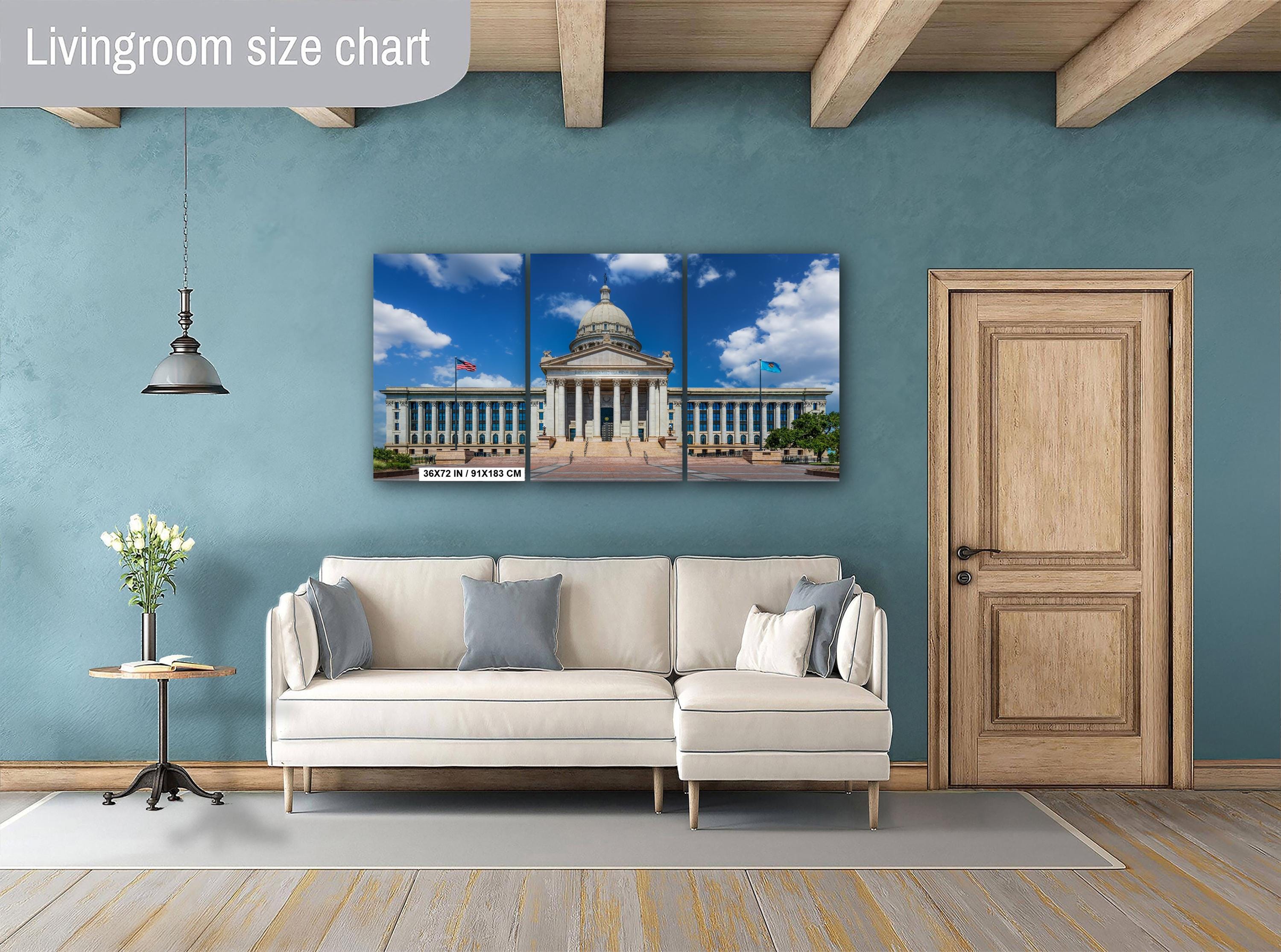 Oklahoma State Capitol Dome Print: Oklahoma City Architecture Photography