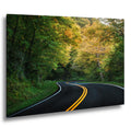 Winding Road Through Autumn Forest, Great Smoky Mountains National Park Tennessee Photography Print
