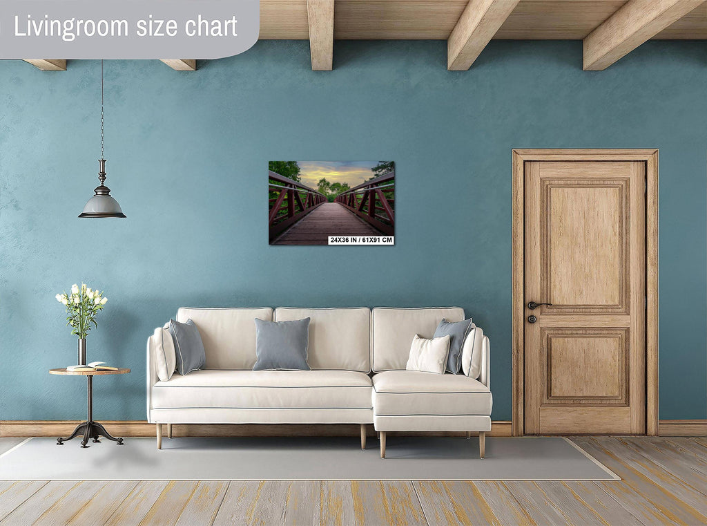 Gooseberry Falls Boardwalk Bridge: Minnesota State Park Photography Wall Art