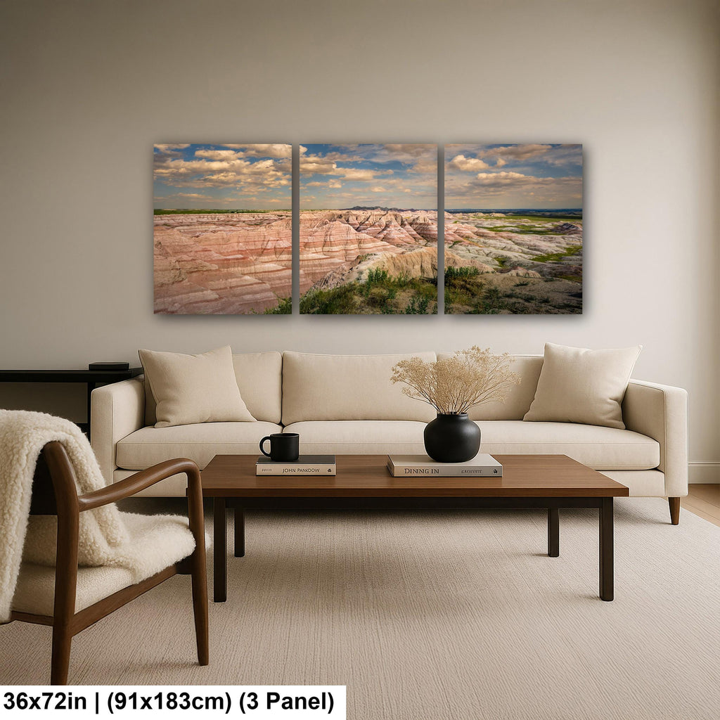 Painted Badlands Formations Photography Print, South Dakota National Park Wall Art, Southwestern Landscape Decor, Nature Photo