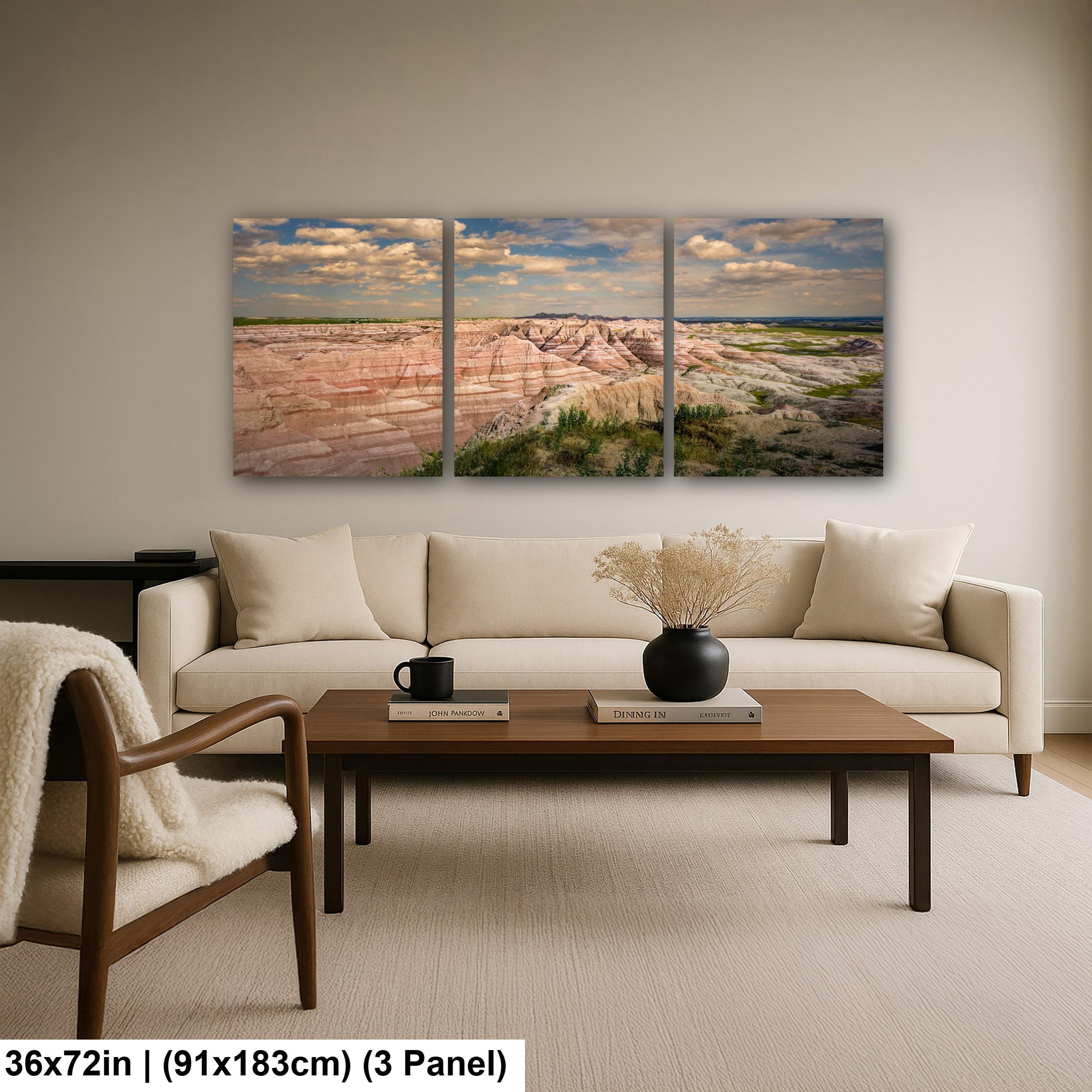 Painted Badlands Formations Photography Print, South Dakota National Park Wall Art, Southwestern Landscape Decor, Nature Photo