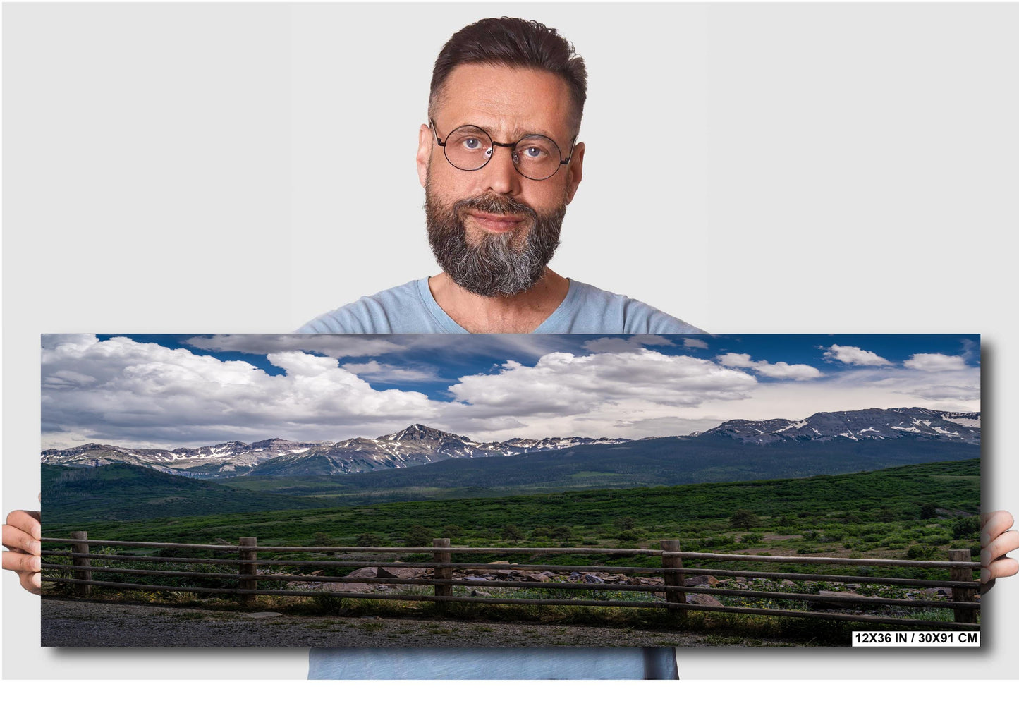 Colorado’s Million Dollar Highway Overlooking San Juan Rocky Mountains View Wall Art Print Alpine Peaks Aluminum/Acrylic/Metal/Canvas