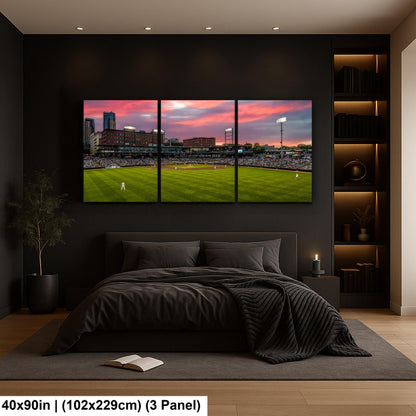 St. Paul Saints Baseball Stadium at Sunset, St. Paul Minnesota Photography Print