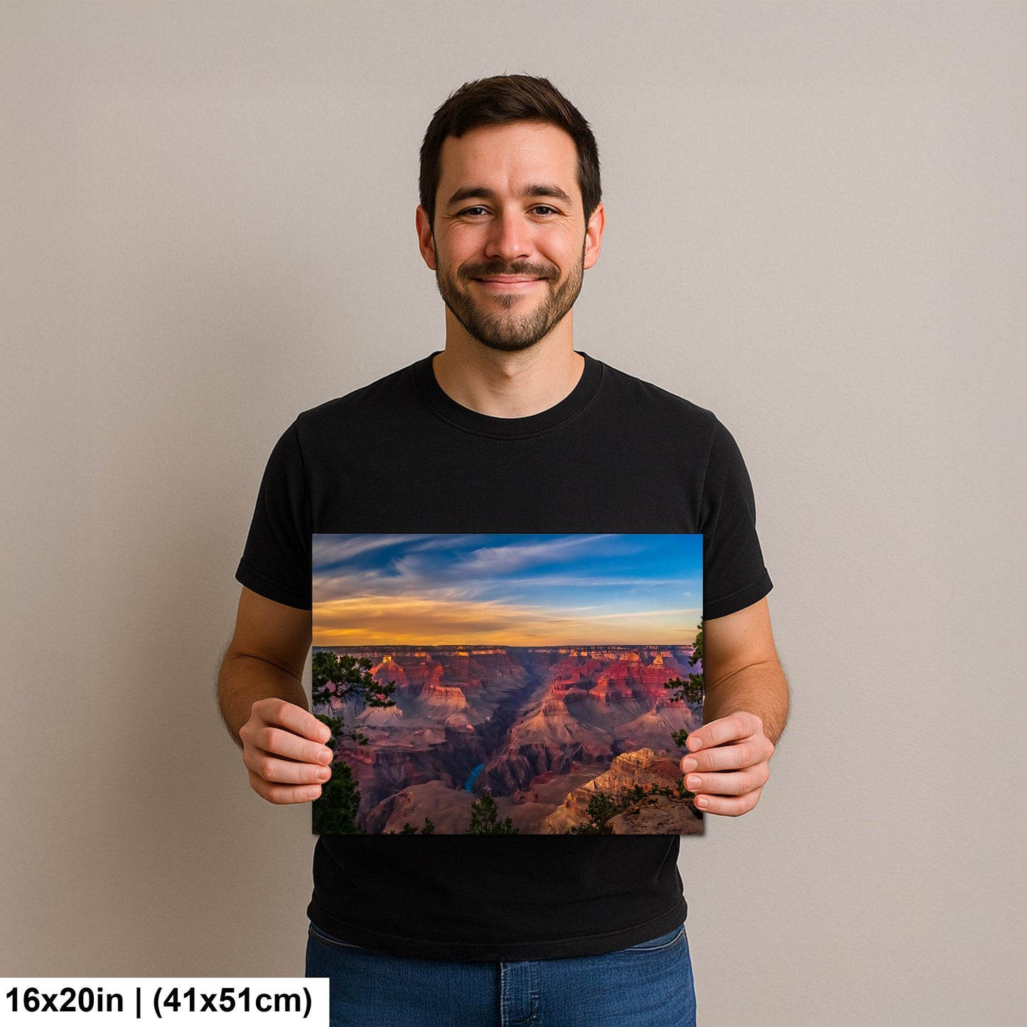 Grand Canyon Sunset Panorama – Colorado River Arizona Photography Wall Art