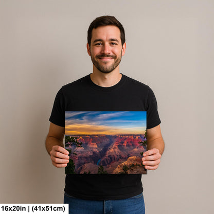 Grand Canyon Sunset Panorama – Colorado River Arizona Photography Wall Art