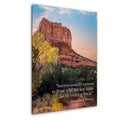 Sedona Red Rock Art – Thoreau Quote Print | Motivational Wall Decor Canvas