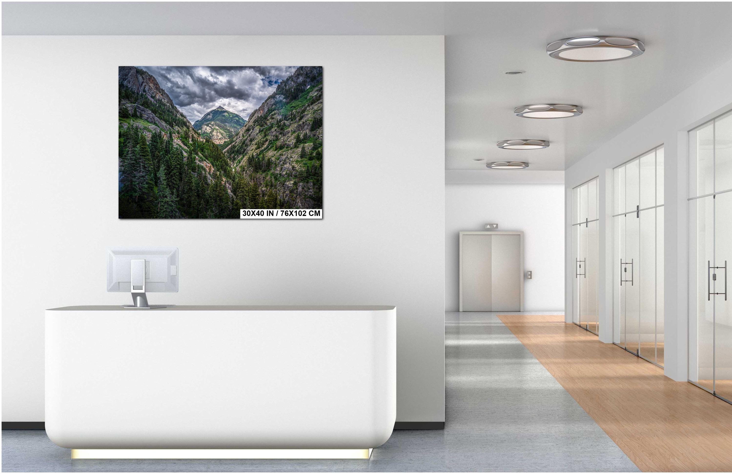 Ouray Colorado Photography Print: San Juan Mountains Valley View
