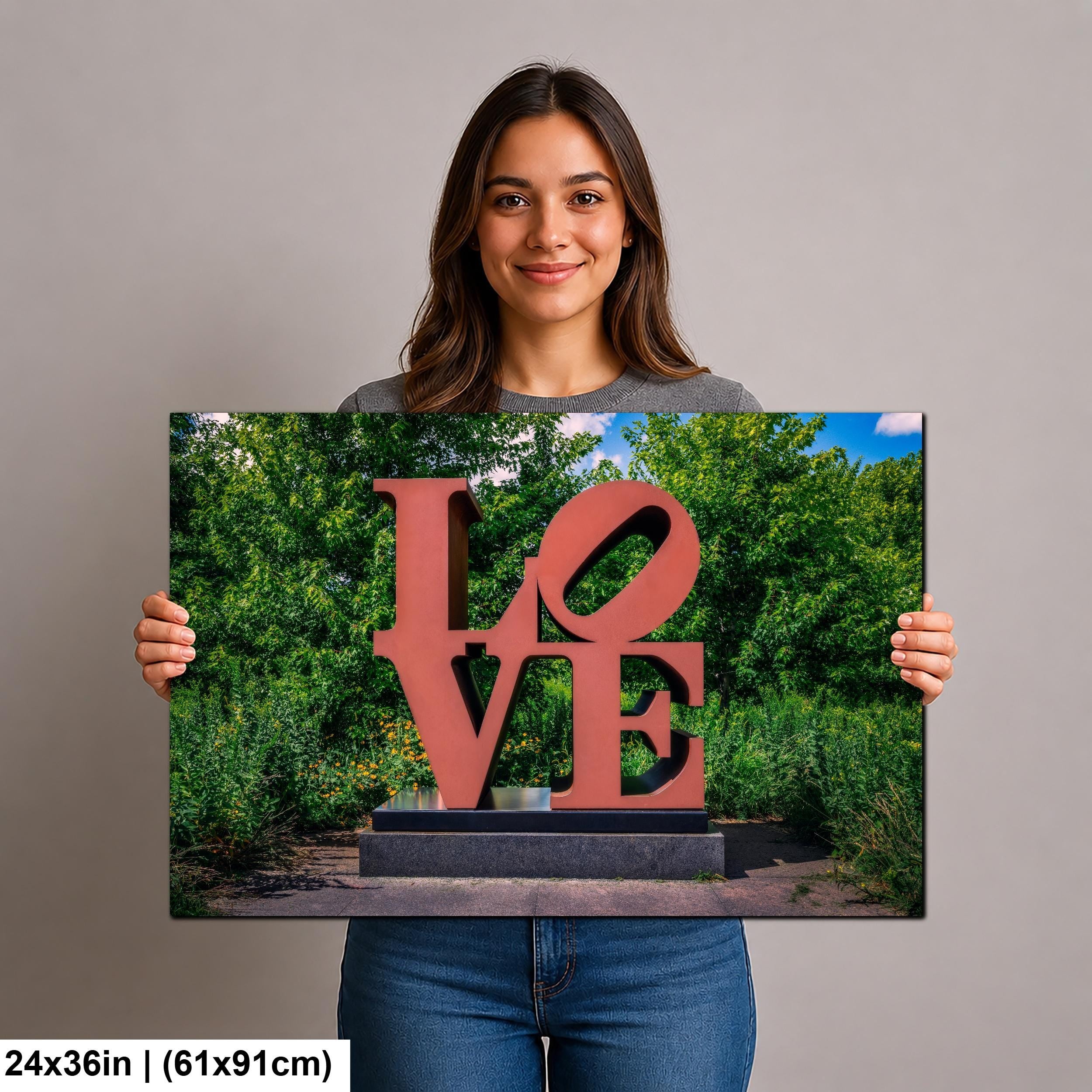 LOVE Sculpture: Minneapolis Sculpture Garden Minnesota Photography Wall Art