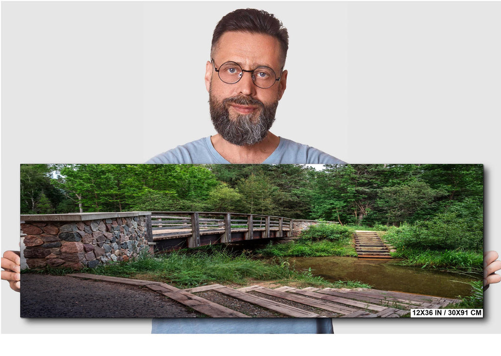 Swinging Bridge: Jay Cooke State Park, Minnesota Nature Photography Wall Art
