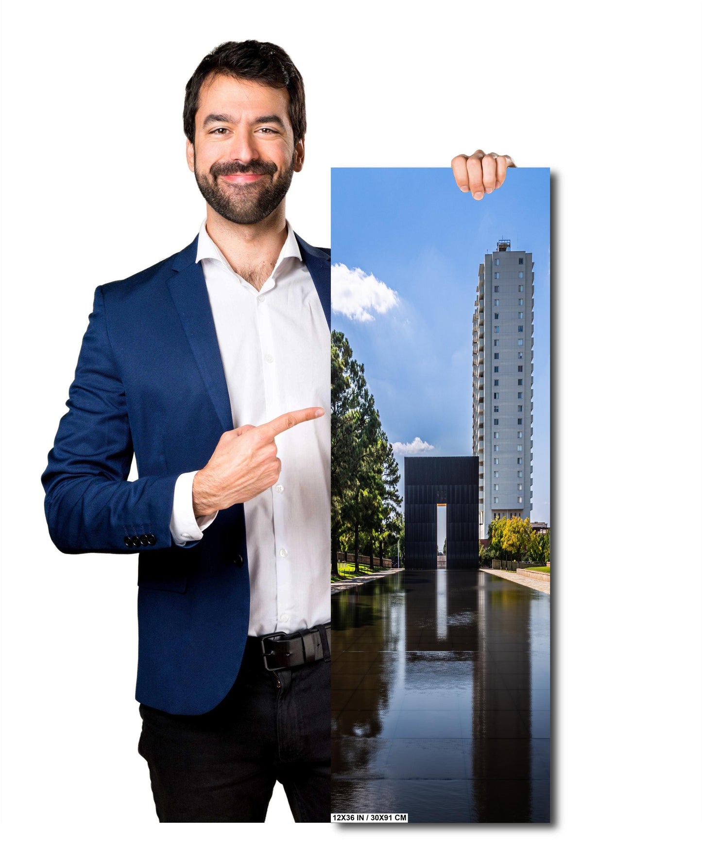 Oklahoma City Memorial Print: Reflection Pool Wall Art