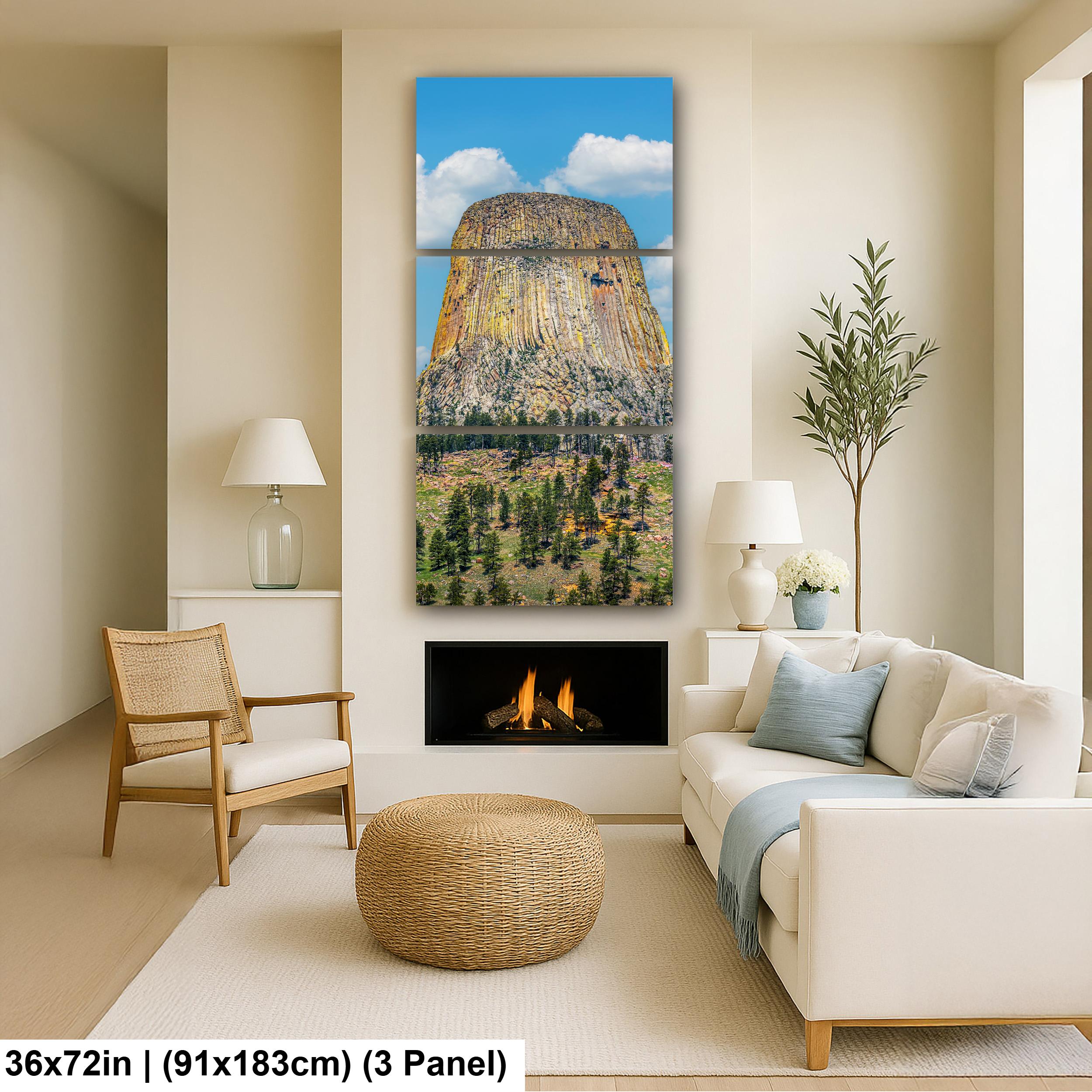 Monumental Ascent: Devils Tower Wyoming National Monument Photo Wall Art