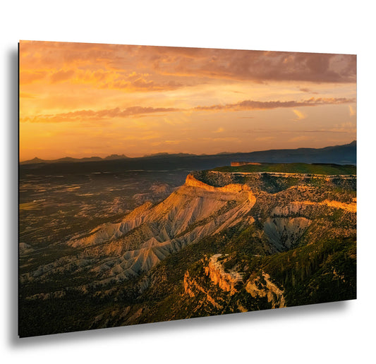 Sunset Over Mesa Verde National Park Photography Print, Cortez Colorado Landscape Wall Art, Southwest Decor