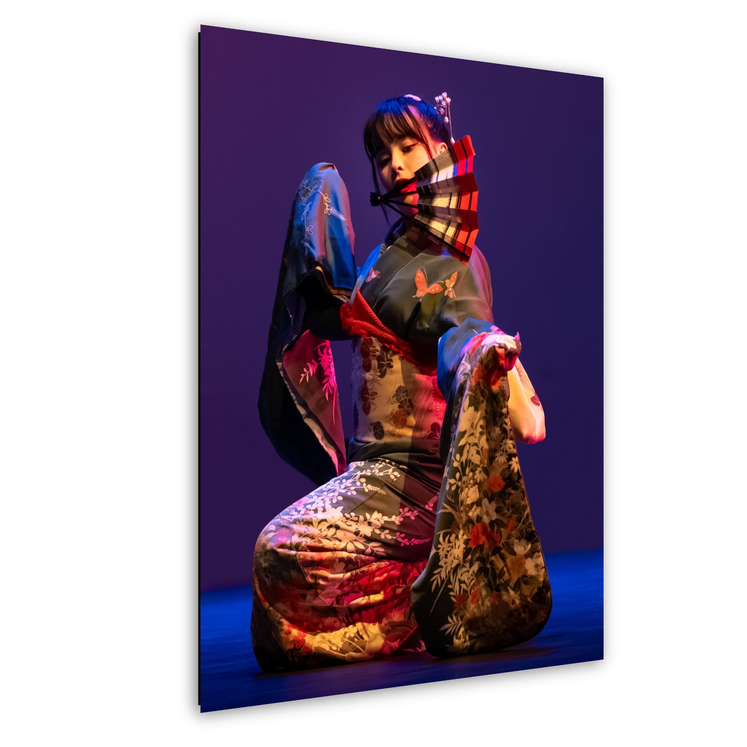 Taiko Odori Photography Print – Vibrant Japanese Dance Art | Kimono Wall Art