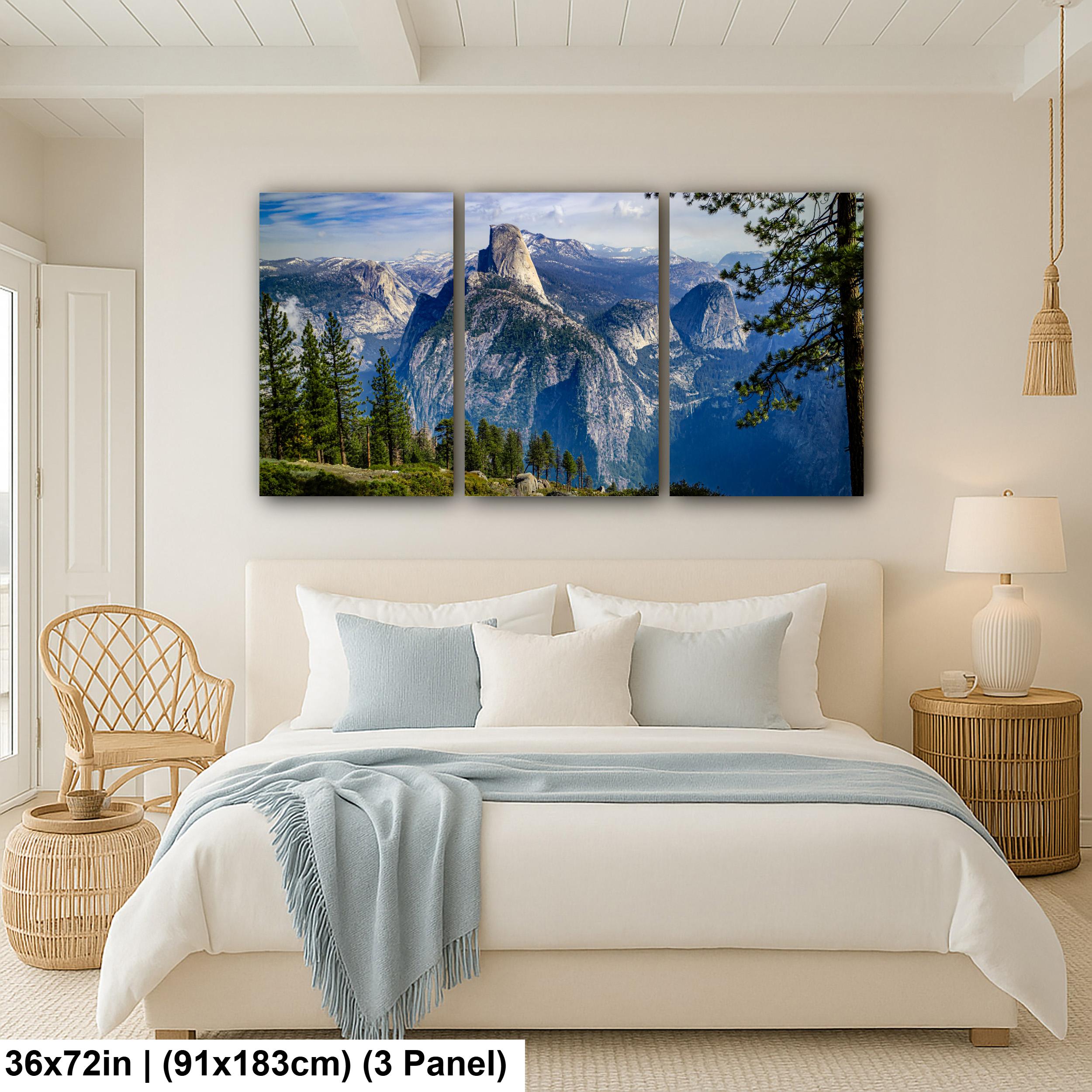 Half Dome from Glacier Point Yosemite National Park California Photography Print Mountain Landscape Wall Art