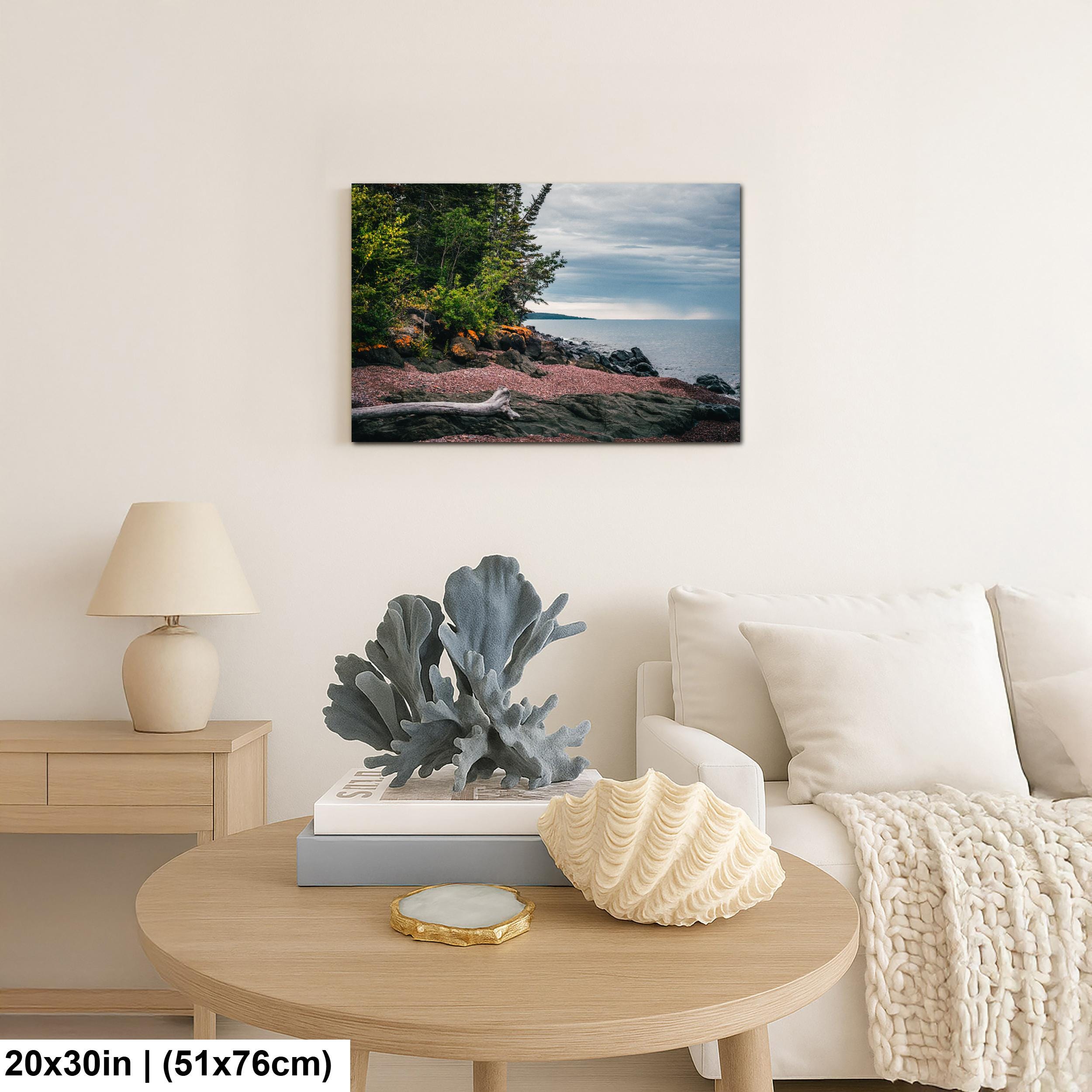 Rocky Lake Superior Shoreline at Grand Portage Minnesota Photography Print