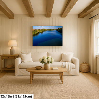 Selma Alabama River Bridge Reflection Photography Wall Art