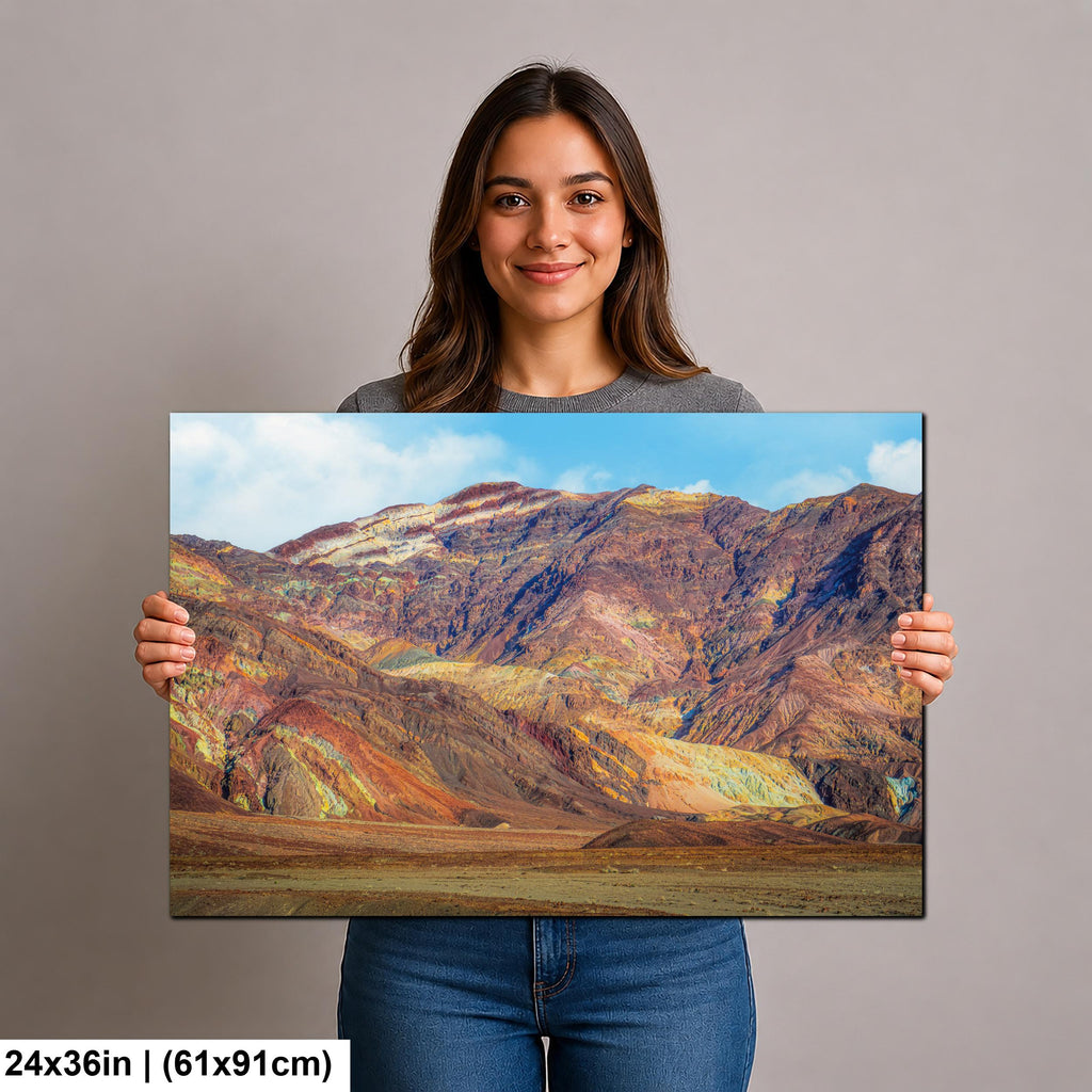 Painted Earth: Artist's Palette Death Valley California Photography Wall Art
