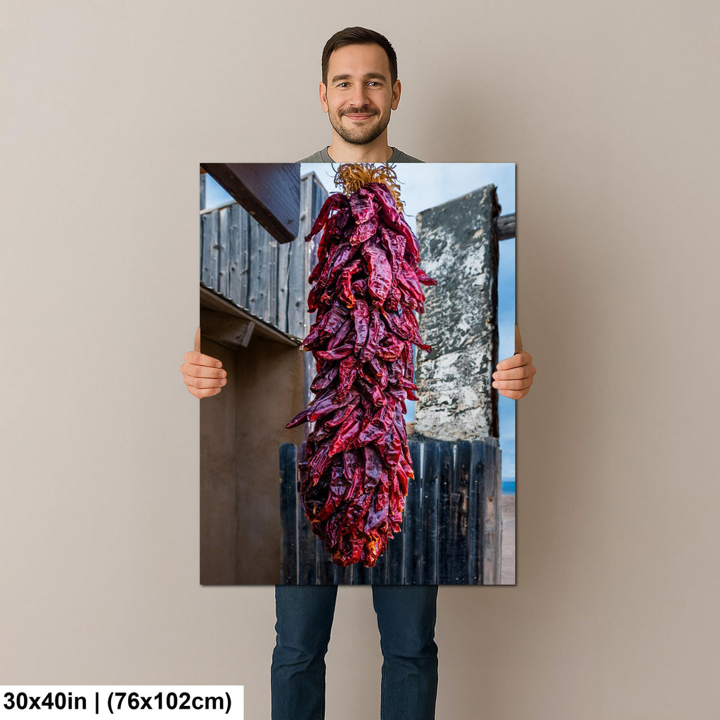 Hanging Chile Ristra, Tombstone, Arizona Southwest Kitchen Photography Wall Art